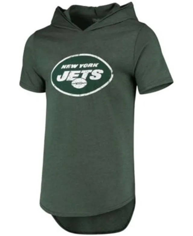 Men's NEW YORK JETS Sideline Logo Performance Zip Hoodie