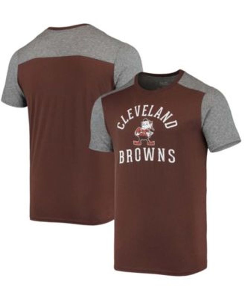 Majestic Men's Brown, Heathered Gray Cleveland Browns Gridiron