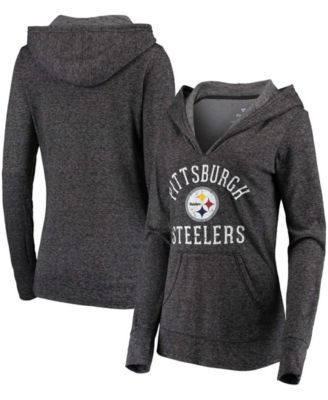 Lids Pittsburgh Steelers Antigua Women's Victory Chenille Pullover Hoodie