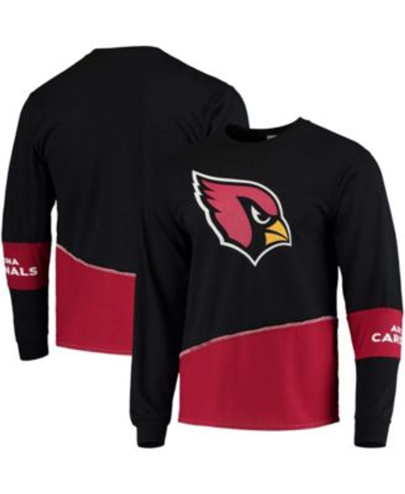 Refried Apparel Men's Black, Cardinal Arizona Cardinals Upcycled