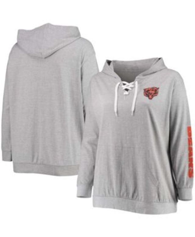 WEAR by Erin Andrews Heathered Gray Chicago Bears Team Full-zip