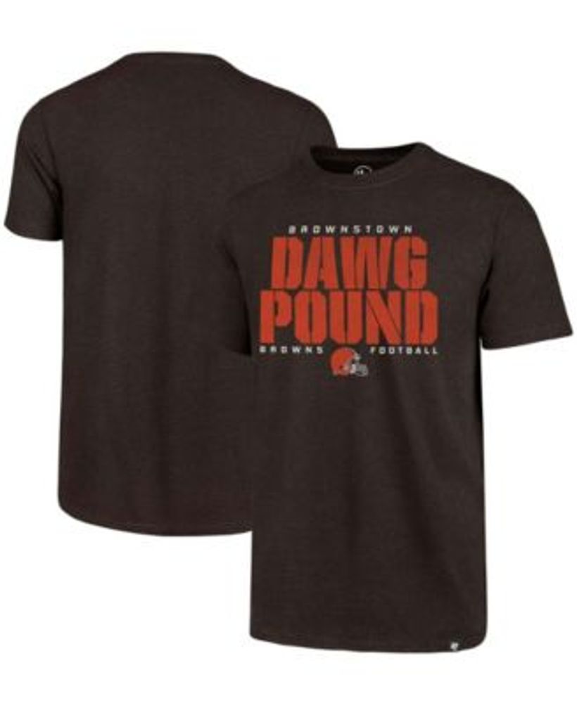Men's Fanatics Branded Heather Charcoal Cleveland Browns Dawg Logo T-Shirt