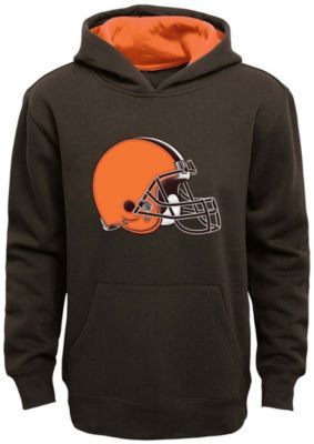 CLEVELAND BROWNS Hoodie Sweatshirt NFL APPAREL YOUTH MEDIUM