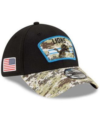 Men's New Era Camo Carolina Panthers 2023 Salute to Service 39THIRTY Flex Hat Size: Medium/Large