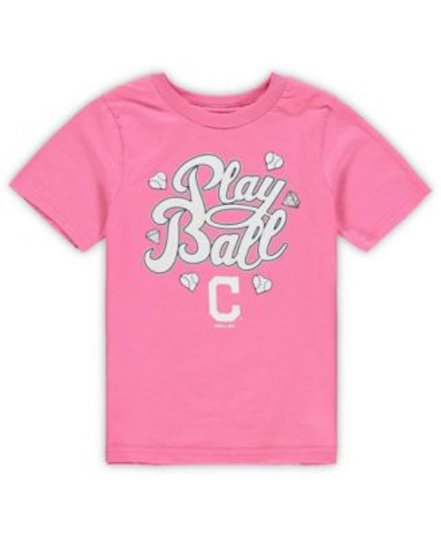 San Francisco Giants Girls Youth Ball Striped T-Shirt - White