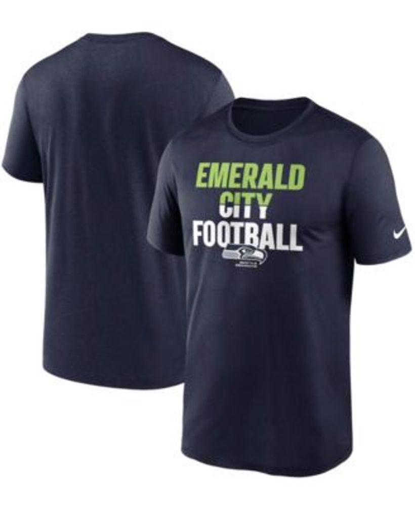 Seattle Seahawks Big & Tall Arm Stripe T-Shirt - College Navy