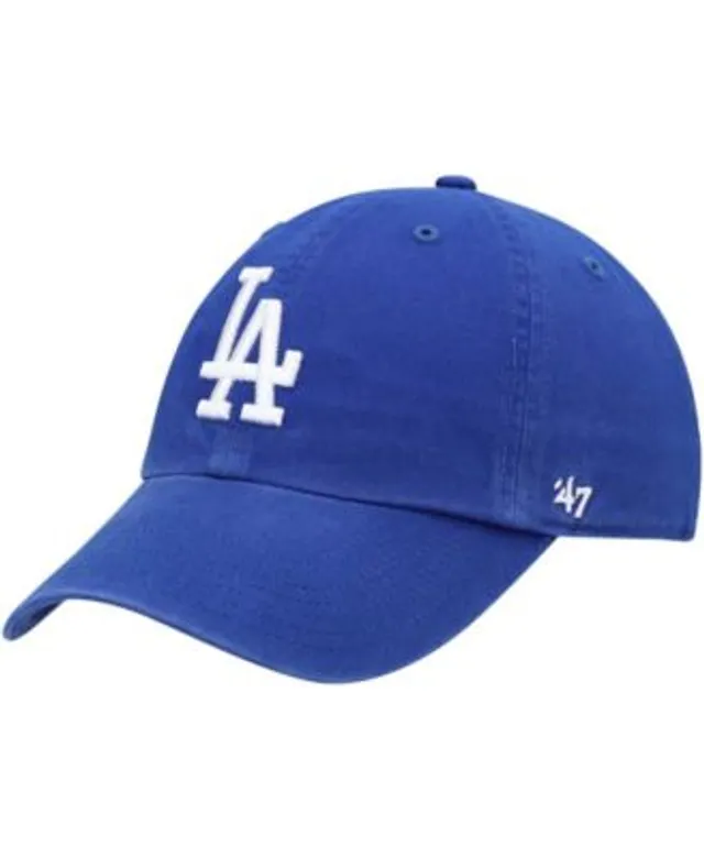 Youth '47 Royal Los Angeles Dodgers Team Logo Clean Up Adjustable Hat