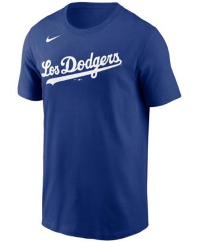 Men's Nike White Los Angeles Dodgers Team City Connect Wordmark T-Shirt Size: Medium