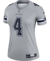 Men's Nike Dak Prescott Gray Dallas Cowboys Atmosphere Fashion Game Jersey Size: Small