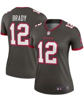 Tampa Bay Buccaneers Nike Atmosphere Jersey - Tom Brady 12 - Grey - Mens