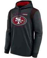 Nike Men's Black San Francisco 49Ers Sideline Logo Performance Pullover  Hoodie - Macy's