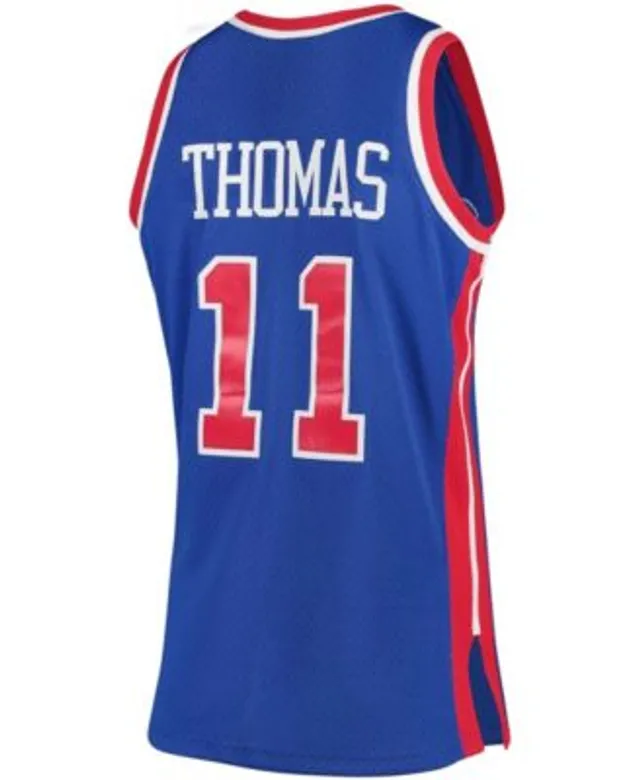 Men's Mitchell & Ness Dennis Rodman Royal Detroit Pistons 1988-89 Hardwood  Classics Swingman Jersey