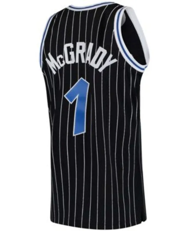 Tracy McGrady Orlando Magic Mitchell & Ness Hardwood Classics 2003/04 Split  Swingman Jersey - Blue/Black