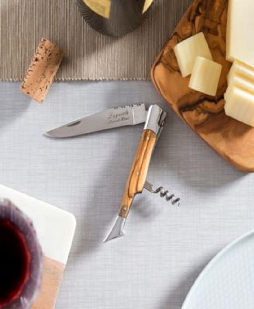 Cutting Board with Laguiole Pocket Knife, Set of 2