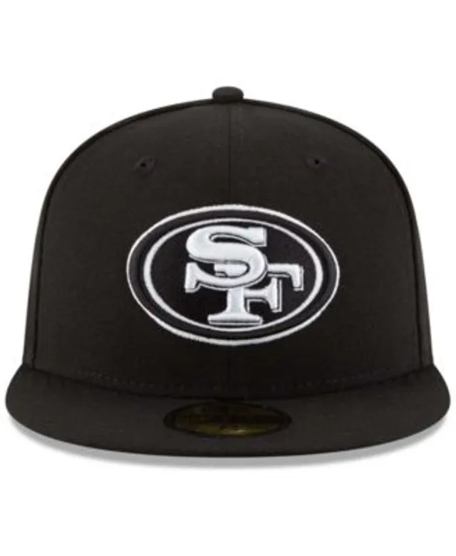 Youth San Francisco 49ers New Era Black Main B-Dub 9FORTY Adjustable Hat