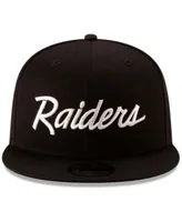 Men's New Era Black Oakland Raiders Basic 9FIFTY Adjustable