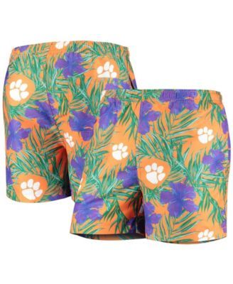 Men's Orange Clemson Tigers Swimming Trunks