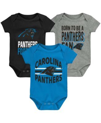 Infant Teal/Black/Gray Jacksonville Jaguars Born to Be 3-Pack Bodysuit Set