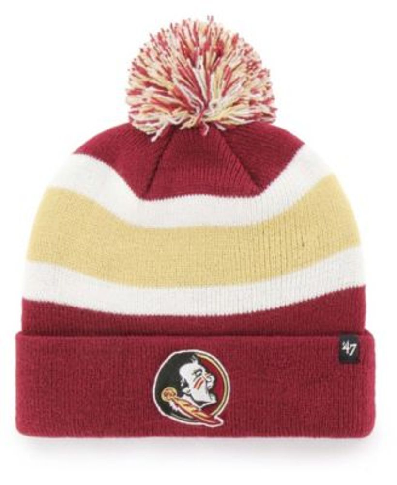 Buffalo Bills Men's Retro 47 Natural Cuffed Pom Knit Hat