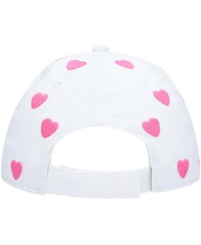 Girls Toddler '47 White Buffalo Bills Surprise Clean Up Adjustable Hat