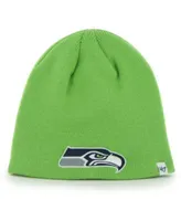 Men's '47 Neon Green Seattle Seahawks Secondary Logo Knit Beanie