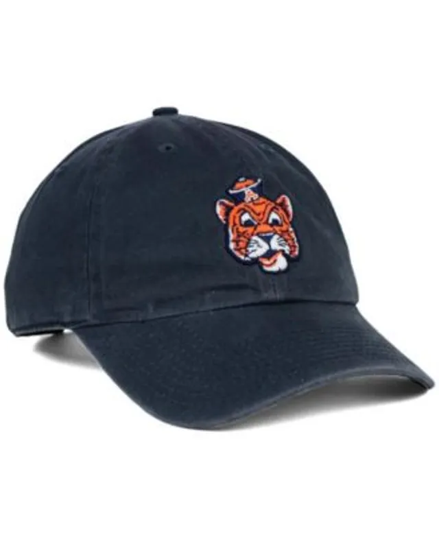 Men's '47 Navy Detroit Tigers Logo Cooperstown Collection Clean Up  Adjustable Hat