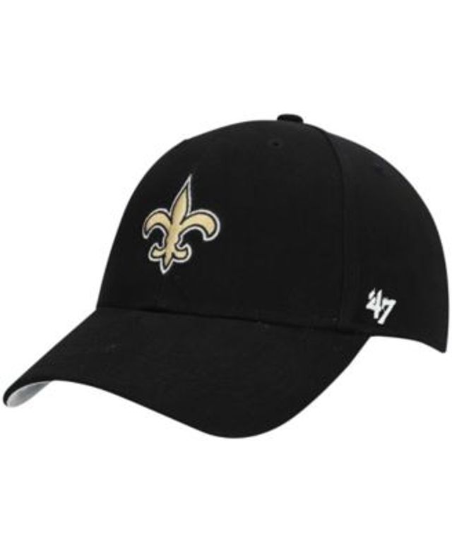 New Orleans Saints '47 Youth Boondock Cuffed Knit Hat with Pom - Black