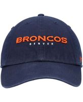 Lids Denver Broncos '47 Denali Trucker Clean Up Snapback Hat - Navy/White