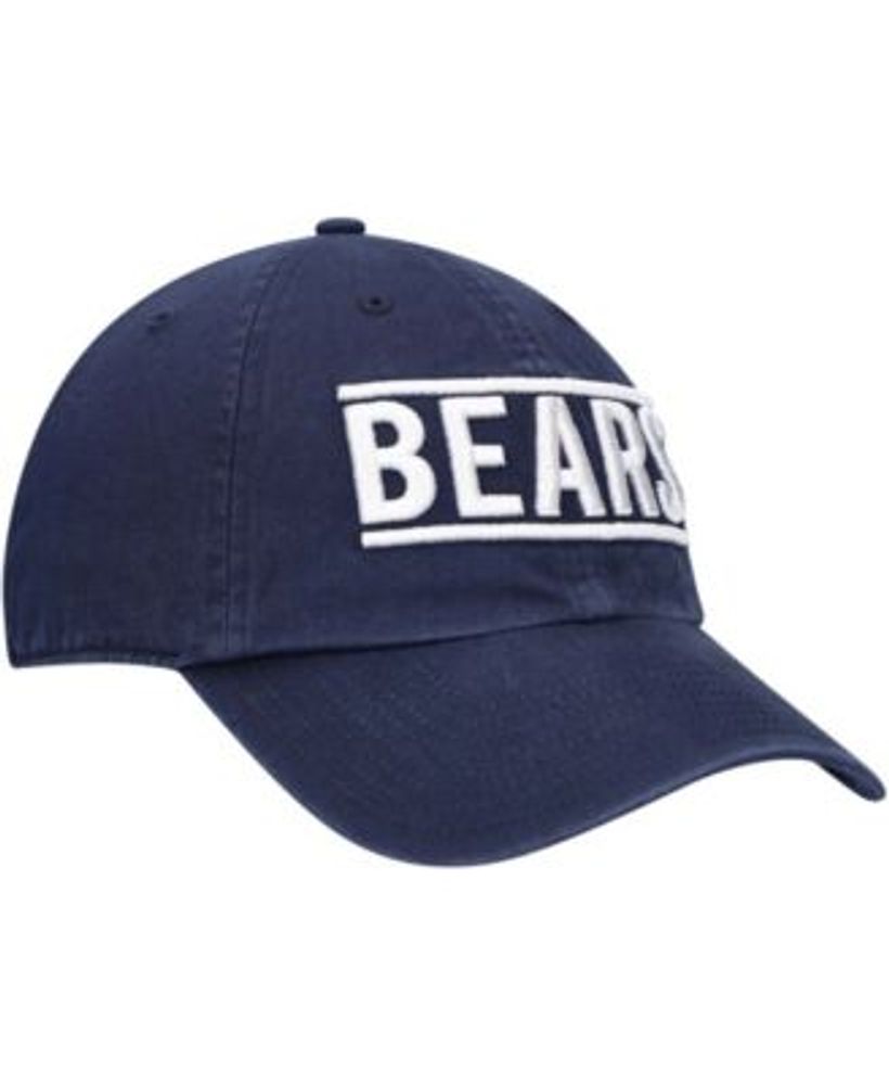 47 Brand Men's '47 Cream, Navy Chicago Bears Sidestep Clean Up Adjustable  Hat