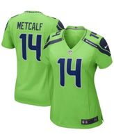 Nike Women's DK Metcalf Neon Green Seattle Seahawks Game Jersey