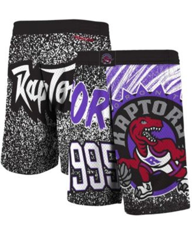 Toronto Raptors Mitchell & Ness Big & Tall Hardwood Classics Jumbotron  Shorts - Black