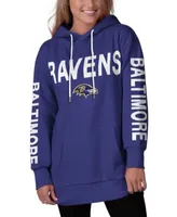 Baltimore Ravens G-III 4Her by Carl Banks Women's Extra Point Pullover  Hoodie - Purple