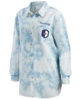 Dallas Cowboys WEAR By Erin Andrews Women's Long Sleeve Button-Up Shirt -  Denim