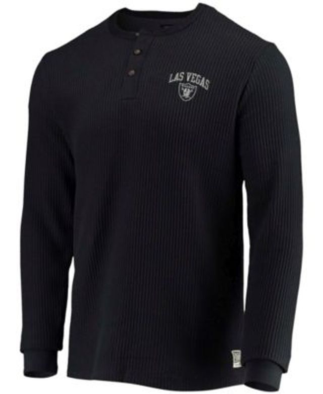 Men's Nike Olive Las Vegas Raiders 2021 Salute to Service Henley Long Sleeve Thermal Top Size: Small