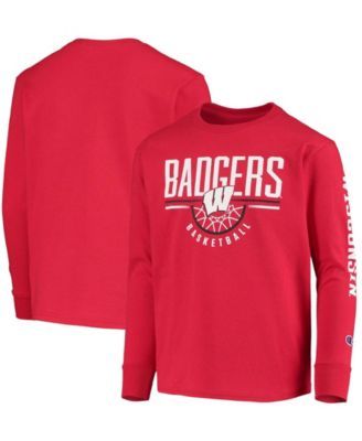 Under Armour Vault Bucky Badger Long Sleeve T-Shirt (Red)