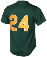 Men's Oakland Athletics Rickey Henderson Mitchell & Ness Yellow Cooperstown  Mesh Batting Practice Jersey