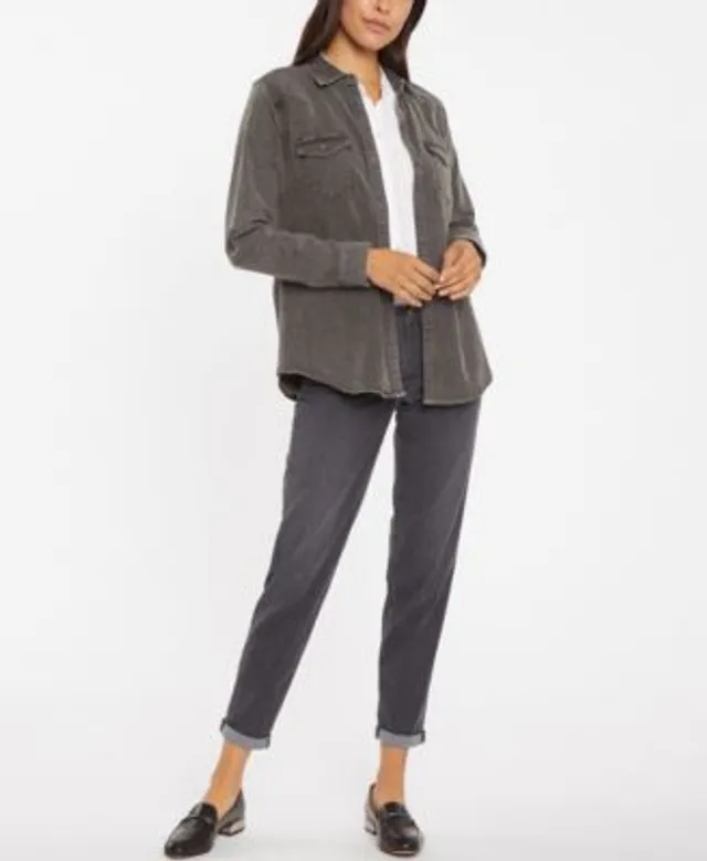 WEAR by Erin Andrews Women's Denim Cleveland Browns Chambray Acid