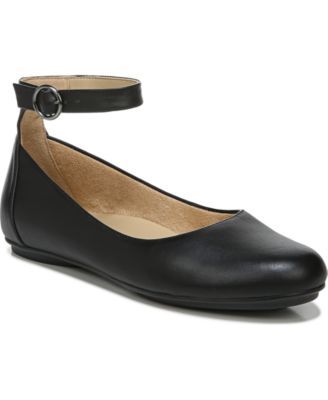 Maxwell-Strap Ankle Strap Flats