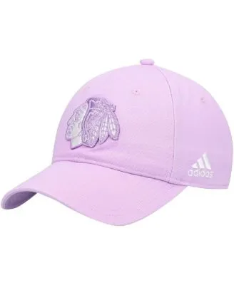 Men's Fanatics Branded White/Purple St. Louis Blues Authentic Pro Hockey  Fights Cancer Snapback Hat