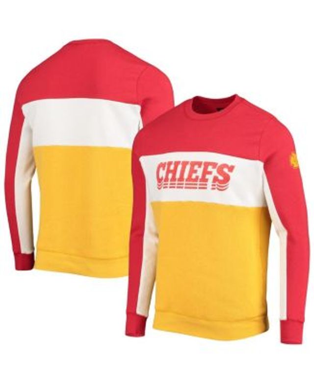 Kansas City Chiefs Color Block Men's Nike NFL Pullover Hoodie.