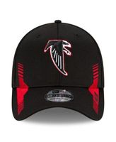 New Era Men's Black Atlanta Falcons 2021 NFL Sideline Home Historic Logo  39THIRTY Flex Hat