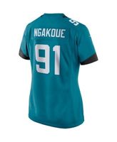 Men's Nike Travon Walker Teal Jacksonville Jaguars Player Game Jersey