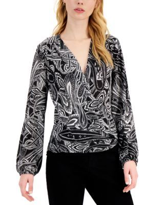 Women's Paisley-Print Top, Created for Macy's