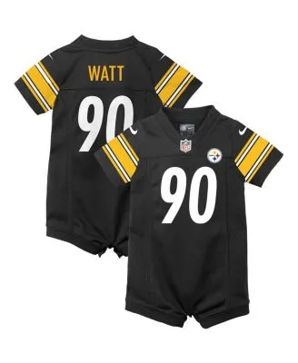 Infant Nike Chase Claypool Black Pittsburgh Steelers Game Romper Jersey