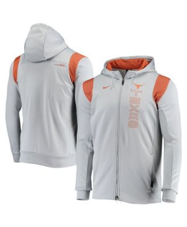 Men's Chicago Bears Nike Orange Performance Sideline Lockup Full-Zip Hoodie