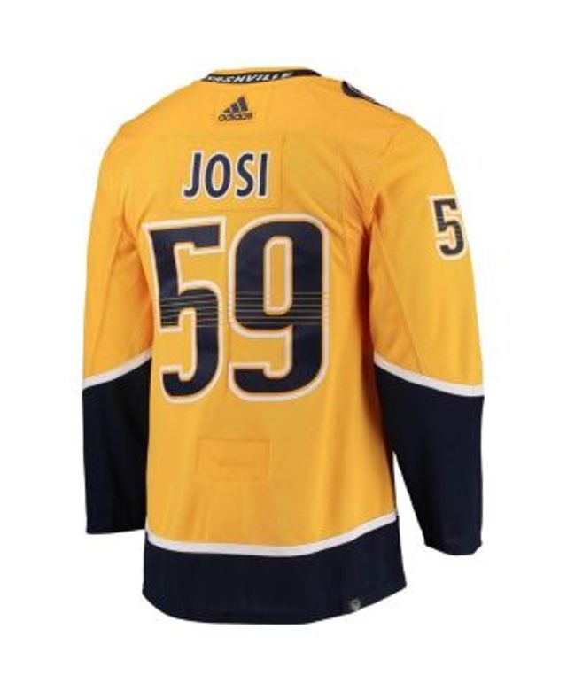 Roman Josi Nashville Predators adidas Primegreen Authentic Pro Player Jersey  - Gold