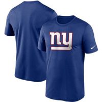 Nike Men's New York Giants Sideline Lockup Crew - Blue - S (Small)