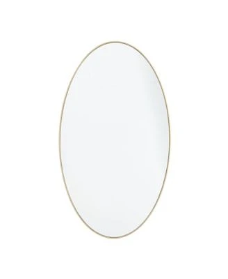 Wood Contemporary Wall Mirror, 18" x 32"