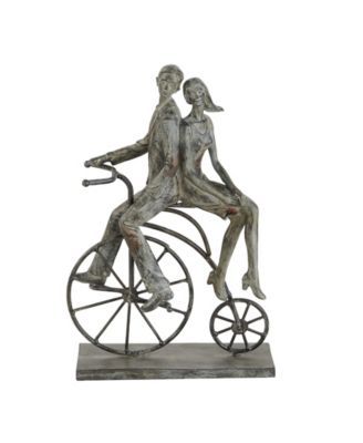 Traditional Bicycle Sculpture, 13" x 9"