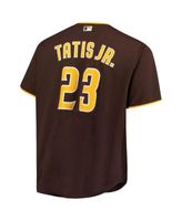 Women's Fernando Tatis Jr. San Diego Padres Authentic Brown Tan/ Alternate  Jersey